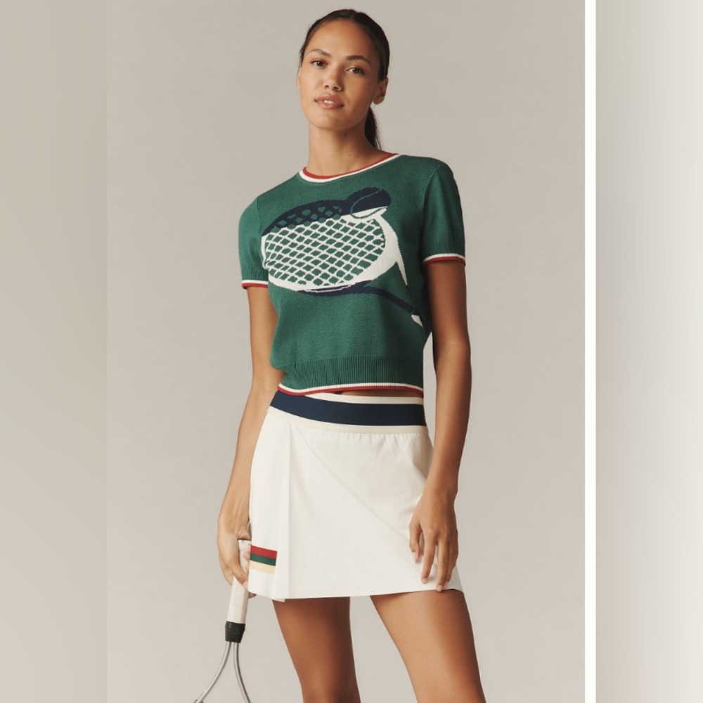 Tretorn X Anthropologie Colorblock Tennis Skirt, sz XL